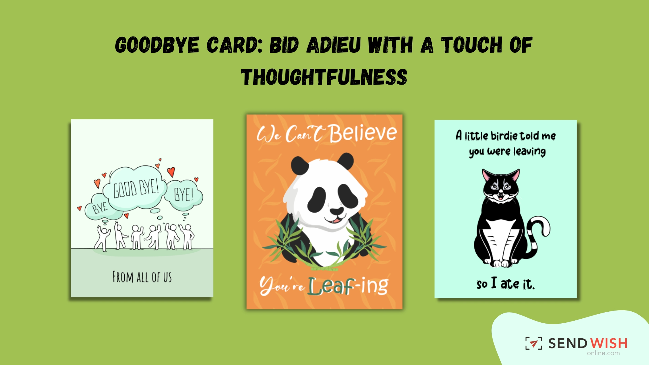 Farewell Cards Online: Personal Touch for Farewells