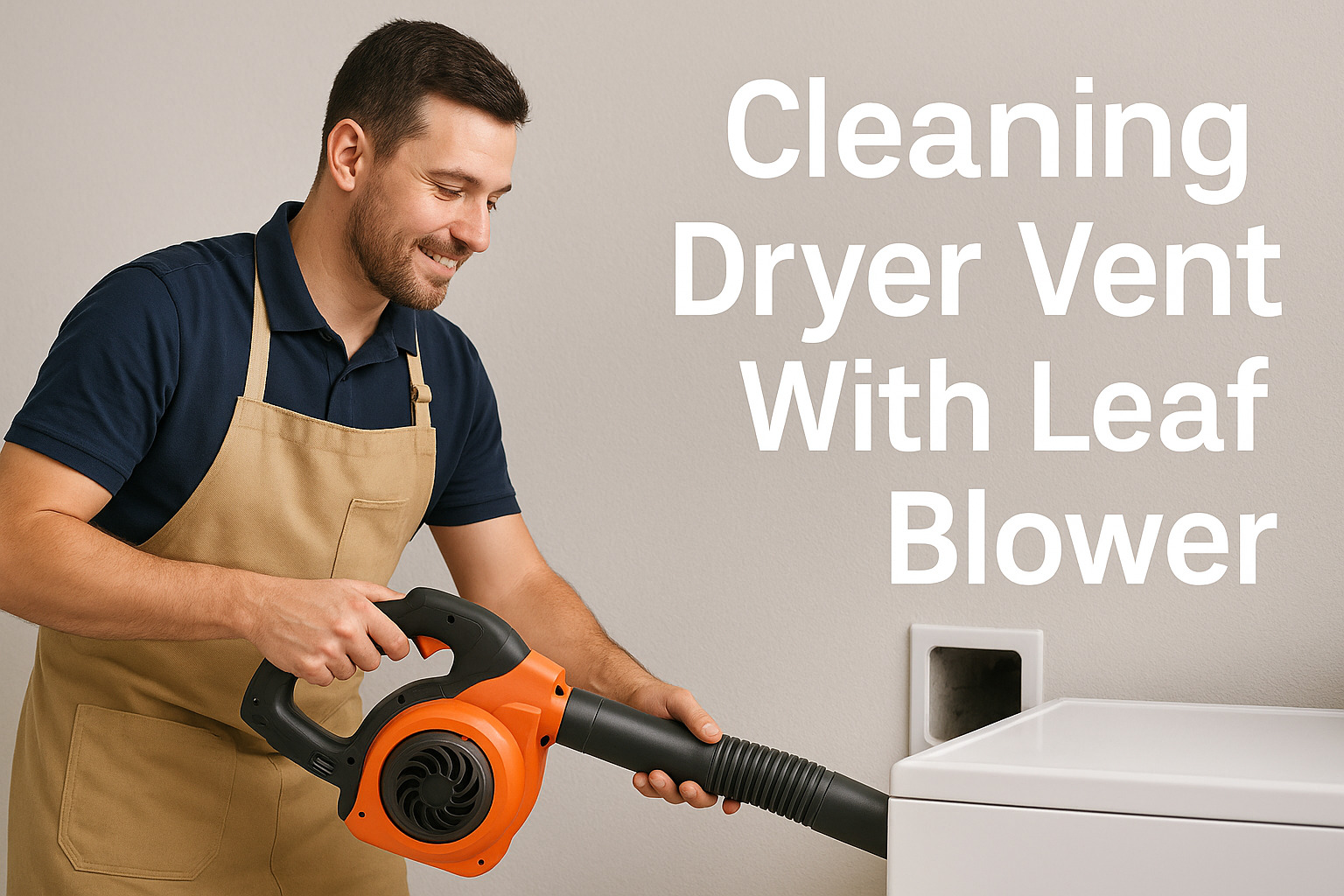 Why Annual Cleaning Dryer Vent With Leaf Blower Prevents Fire Hazards