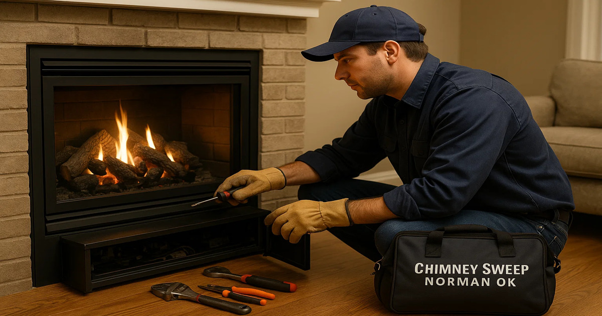 What Certified Technicians Do During Gas Fireplaces Repair in Norman OK